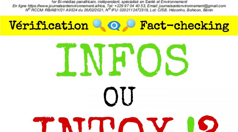 SUPPOSÉ FONDS DE SECOURS COVID-19 AU BÉNIN : C’est faux!