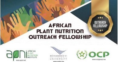 Appel à candidature : Bourses de sensibilisation à la nutrition des plantes en Afrique