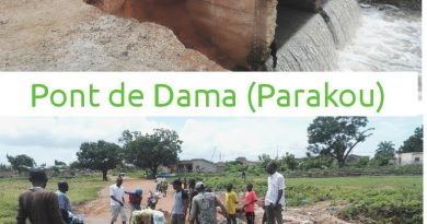 Dégradation du pont de Dama à Parakou: Qui pour sauver le quartier Dama du drame