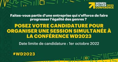 Bourses de participation à la Conférence  » Women Deliver  » 2023 pour l’Égalité des Genres et la santé