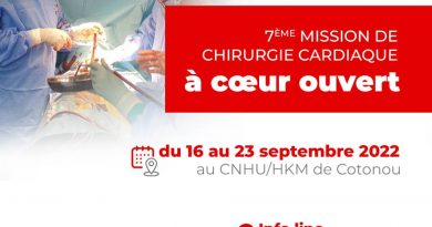 Mission de chirurgie cardiaque à cœur ouvert au CNHU-HKM de Cotonou