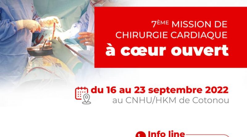 Mission de chirurgie cardiaque à cœur ouvert au CNHU-HKM de Cotonou