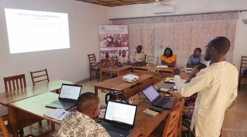 Projet AGIR-Bénin: L’équipe du projet formée sur la protection de l’environnement et la gestion des ressources naturelles