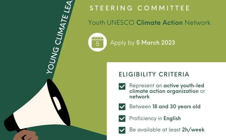 Action Climatique: YOU-CAN de l’UNESCO recherche des jeunes