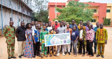 Les alumni de Peace First outillent 20 jeunes du sud Bénin à l’éducation environnementale et au développement durable