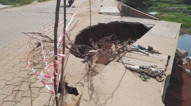 Dégradation des infrastructures routières à Parakou : le pont Titirou-Banikanni, un véritable tombeau à ciel ouvert