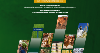 Le Marché des Innovations et Technologies Agricoles (MITA) 2023 s’ouvre aujourd’hui