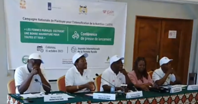 Coup d’envoi officiel de la Campagne nationale de Plaidoyer pour l’Intensification de la Nutrition au Bénin