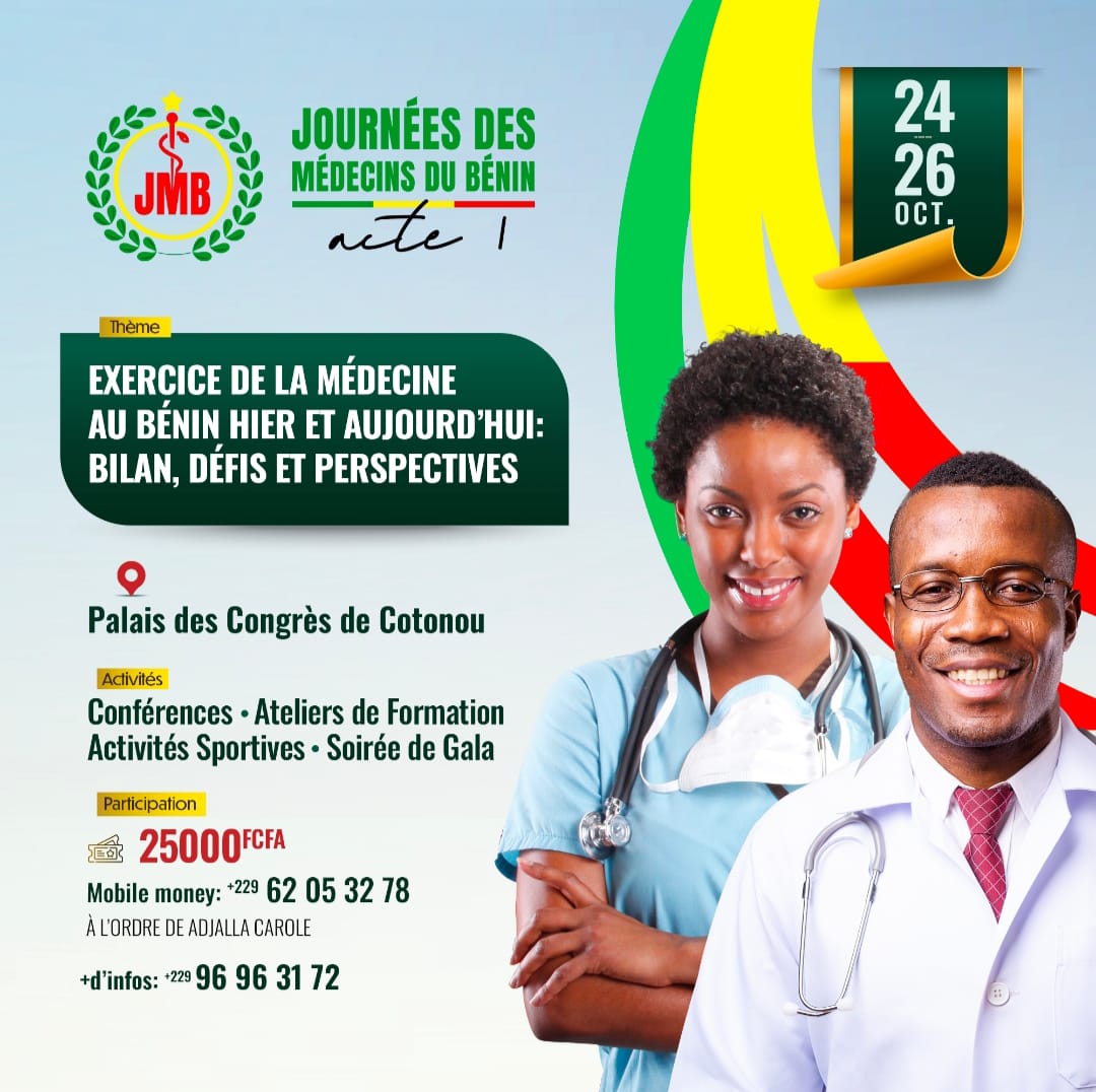 Journées des Médecins du Bénin: Les médecins béninois en réflexion sur l’avenir de leur profession