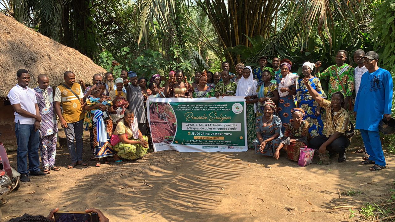 Rencontre stratégique au CEVASTE à Pahou : Un plaidoyer pour des politiques agroécologiques au Bénin